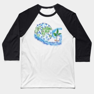 Save trees, save world Baseball T-Shirt